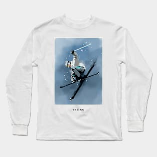 Skiing Long Sleeve T-Shirt